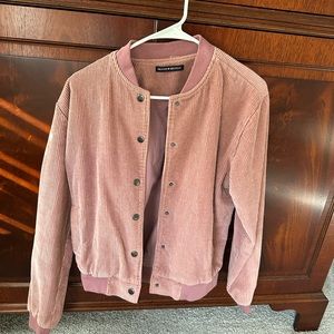 Brandy Melville Pink Bomber Jacket